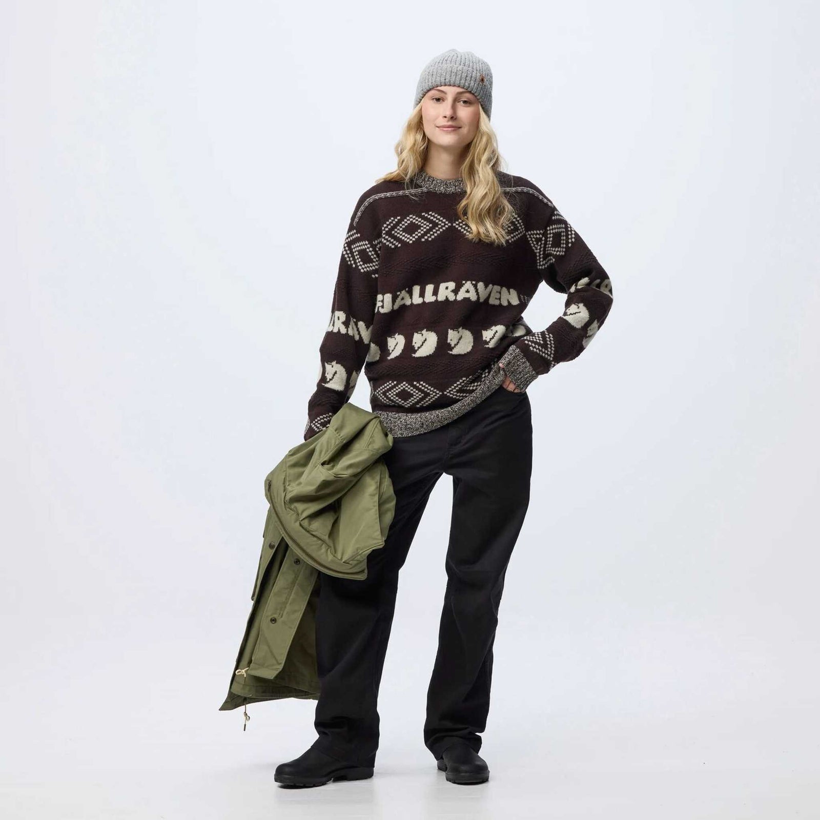 Fjällräven Jacquard-Strick | Damen