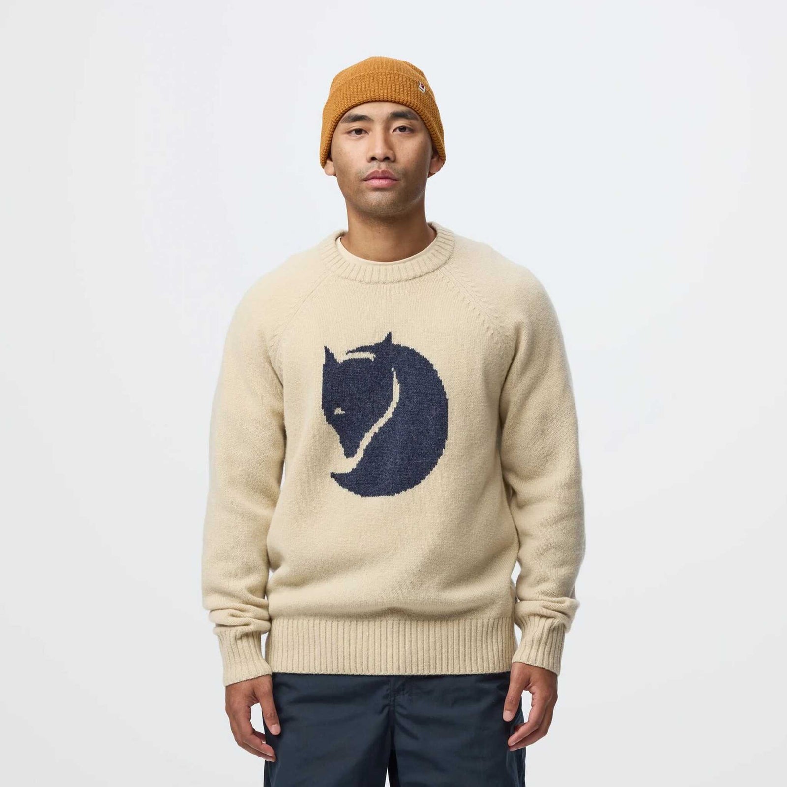 Fjällräven Logo-Strickpullover | Herren