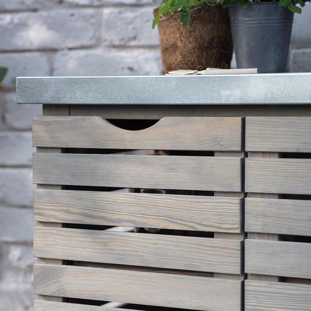 Aldsworth Slatted Storage Unit Garden Trading AWSU01 Garden Storage One Size / Spruce