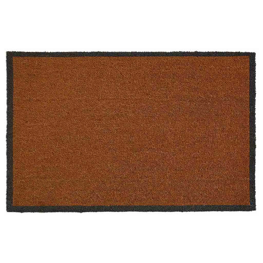 Doormat with Charcoal Border