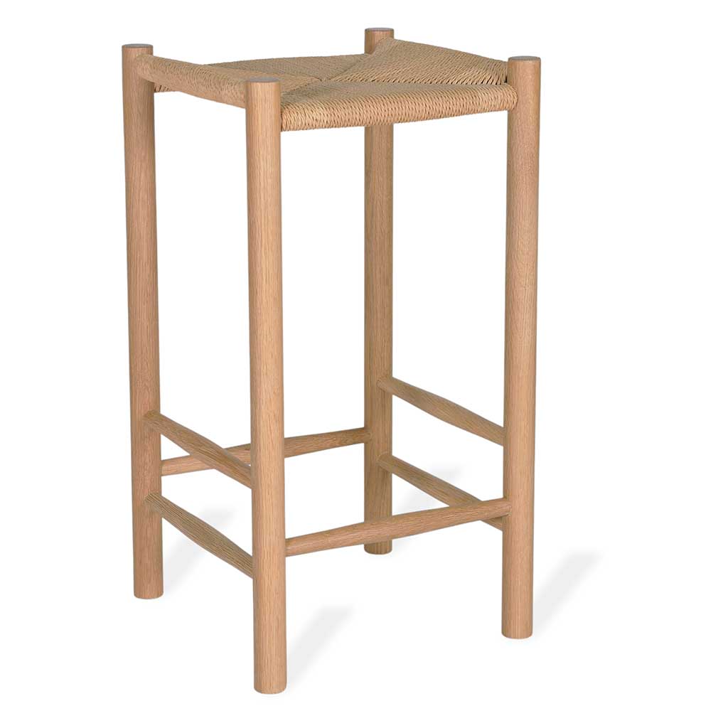 Longworth Bar Stool Garden Trading FUOA67 Stools One Size / Oak