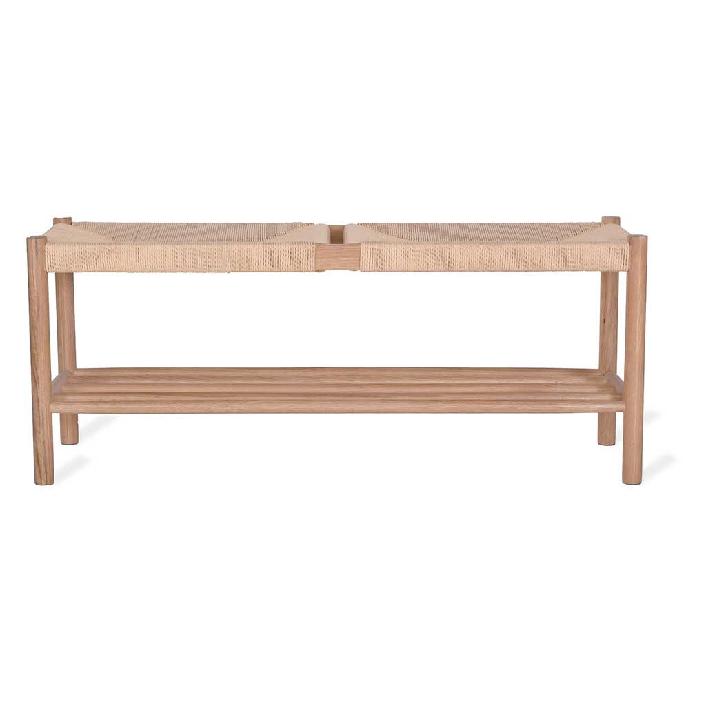 Longworth Hallway Bench Garden Trading FUOA31 Benches One Size / Oak