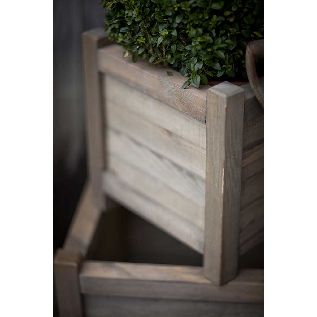 Square Wooden Planter Garden Trading PLAW01 Planters One Size / Spruce