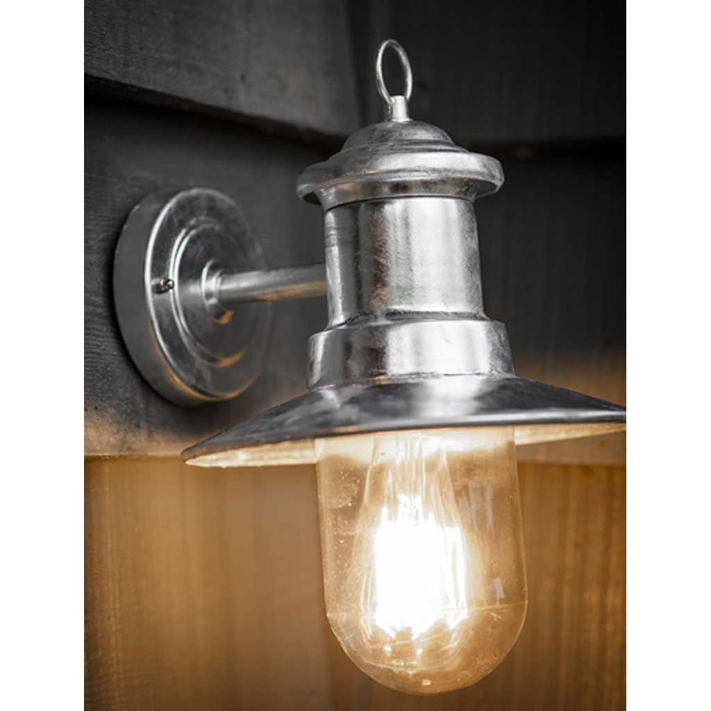 St Ives Ships Light Garden Trading LAHP08 Wall Lights One Size / Silver