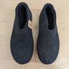 Shoe with Natural Rubber Sole | SMALL DEFECT SALE Glerups SDS-AR.02.42 Outdoor Slippers 42 / Charcoal