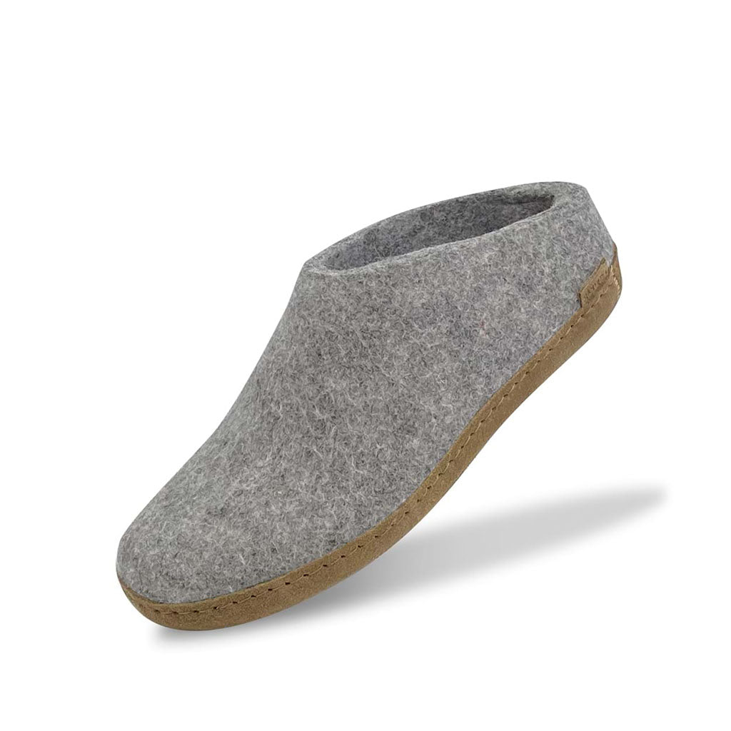 Slip-on with Leather Sole Glerups Slippers