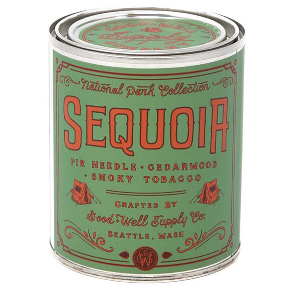 8 oz Candle | Sequoia NP Good & Well Supply Co NAT-CAN-8OZ-SEQ Candles 8 oz (237 ml) / Sequoia NP