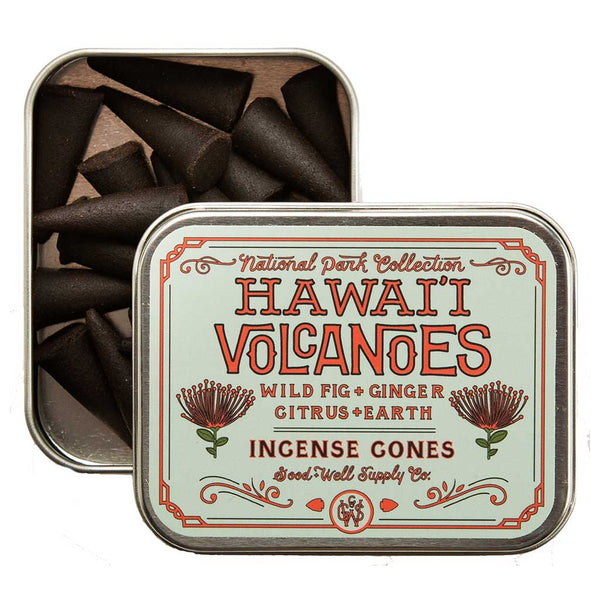 Incense Cones | Hawai'I Volcanoes NP Good & Well Supply Co NATP-INC-HAW Incense 25 count / Hawai'I Volcanoes NP