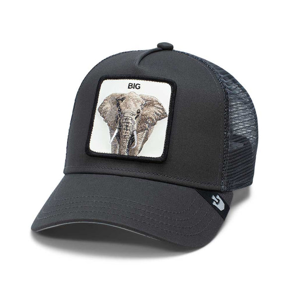 Big Elephant Trucker Hat Goorin Bros. 101-1753-CHA Caps & Hats One Size / Charcoal