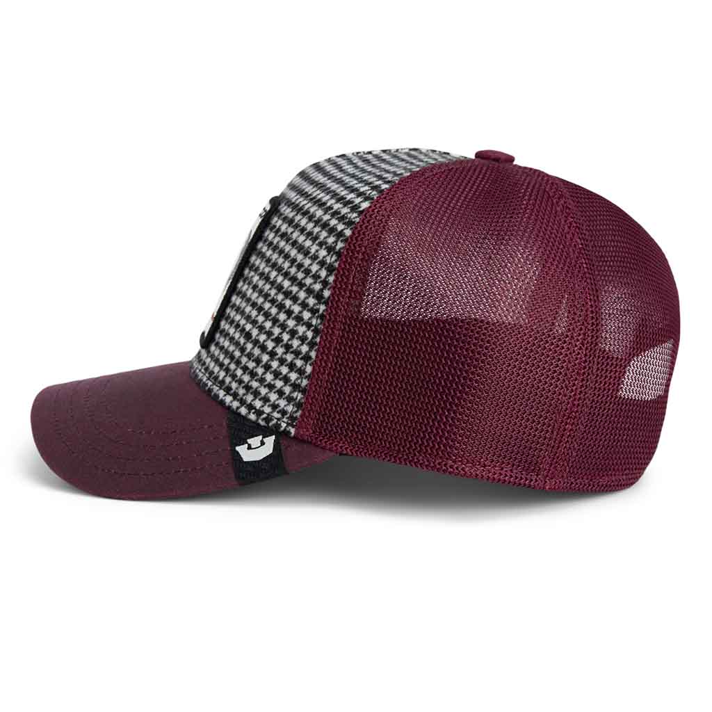 Dapper Rooster Trucker Hat Goorin Bros. 101-2260-HNDTH Caps & Hats One Size / Houndstooth