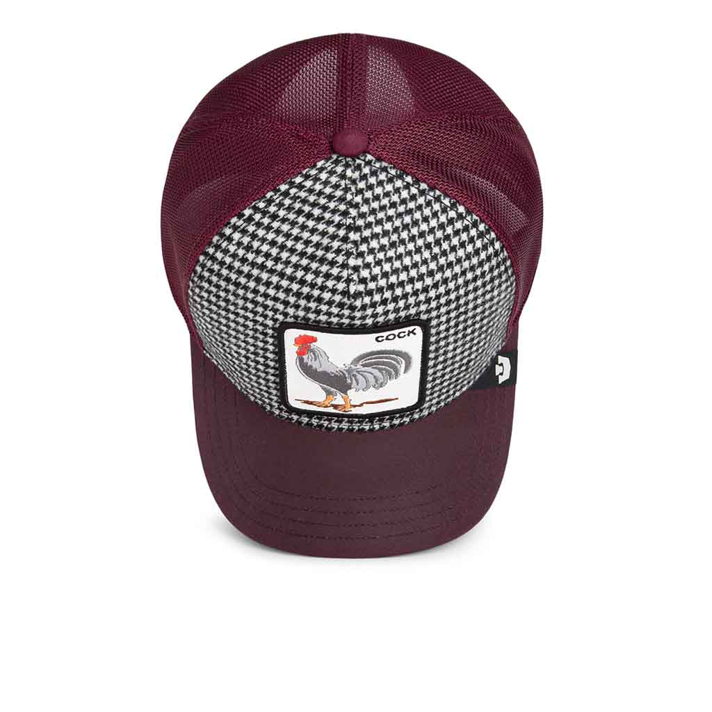 Dapper Rooster Trucker Hat Goorin Bros. 101-2260-HNDTH Caps & Hats One Size / Houndstooth