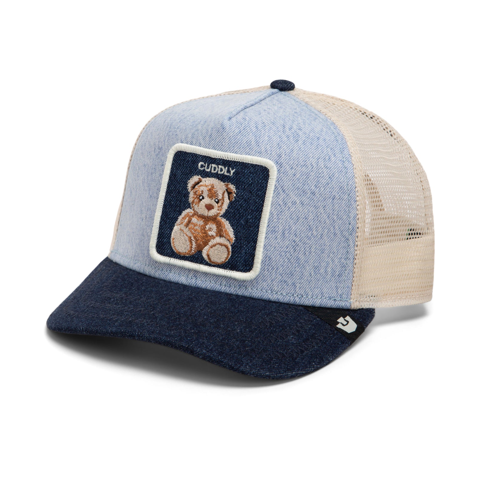 Denim Cuddly Trucker Hat Goorin Bros. 101-3152-DEN02-O/S Caps & Hats One Size / Light Denim