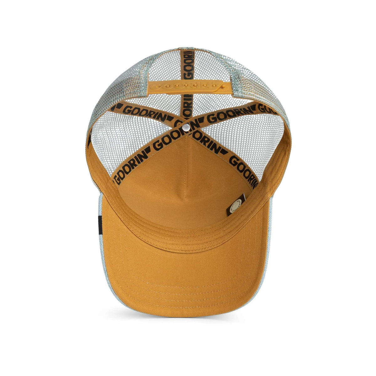 Denim Eagle Trucker Hat Goorin Bros. 101-2956-DEN02-O/S Caps & Hats One Size / Light Denim