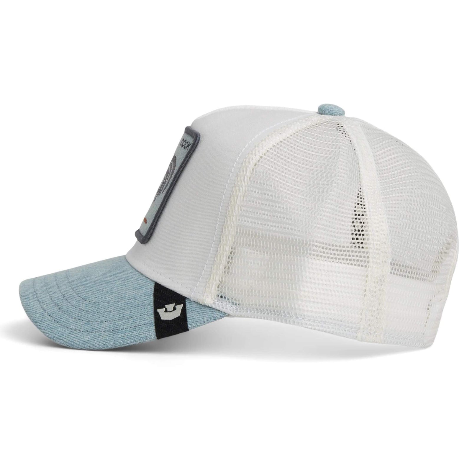 Denim Rooster Trucker Hat Goorin Bros. 101-2957-DEN02-O/S Caps & Hats One Size / Light Denim