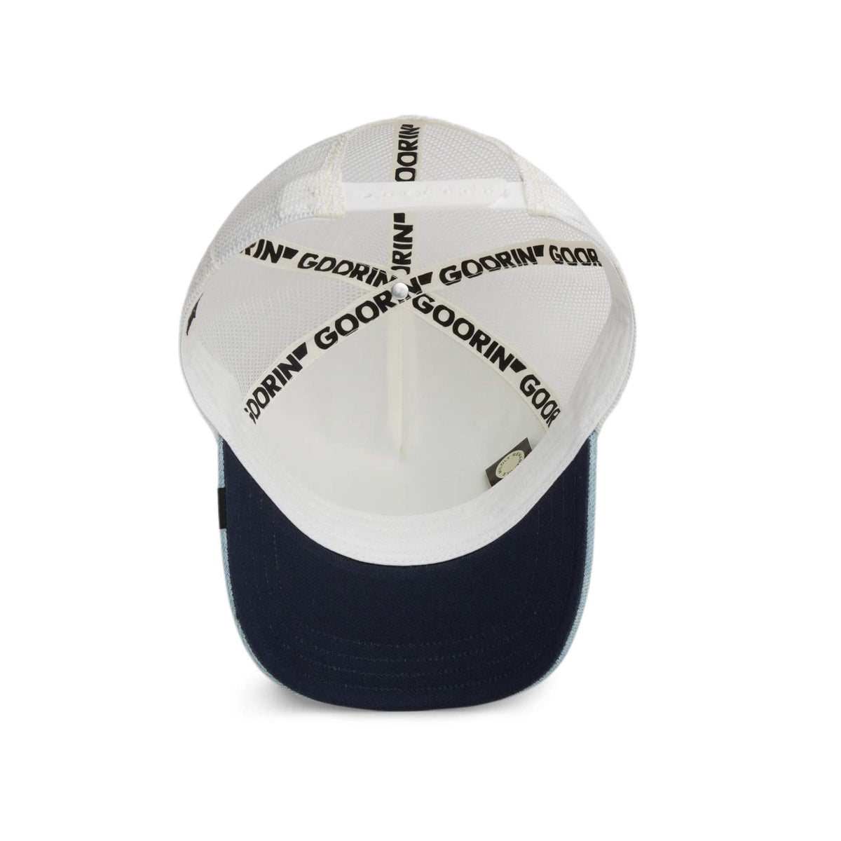Denim Rooster Trucker Hat Goorin Bros. 101-2957-DEN02-O/S Caps & Hats One Size / Light Denim