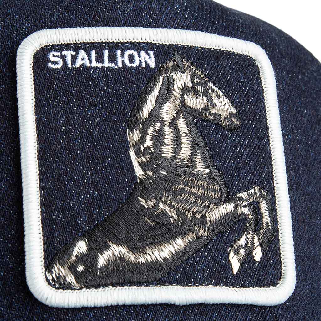Denim Stallion Trucker Hat Goorin Bros. 101-2592-DEN01 Caps & Hats One Size / Dark Denim