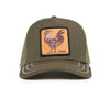 Rooster Field 100 Trucker Hat Goorin Bros. 101-1455-MOS Caps & Hats One Size / Moss Green