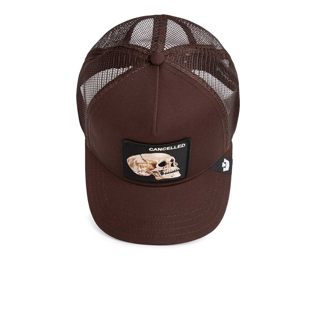 The Cancelled Skull Trucker Hat Goorin Bros. 101-2392-GRO01 Caps & Hats One Size / Ground