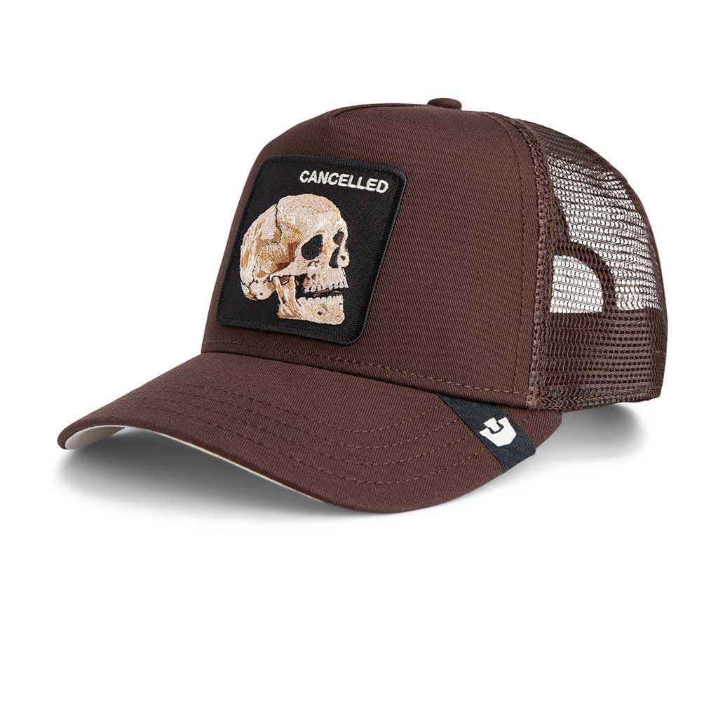 The Cancelled Skull Trucker Hat Goorin Bros. 101-2392-GRO01 Caps &amp; Hats One Size / Ground