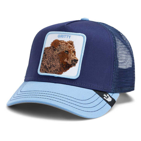 The Gritty Bear Trucker Hat Goorin Bros. 101-1934-NVY Caps & Hats One Size / Navy