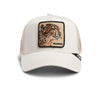 The Warrior Cheetah Trucker Hat Goorin Bros. 101-1754-CRE Caps & Hats One Size / Cream