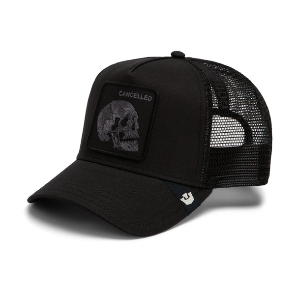 Tonal Skull Trucker Hat Goorin Bros. 101-3712-VOI01-O/S Caps & Hats One Size / Void