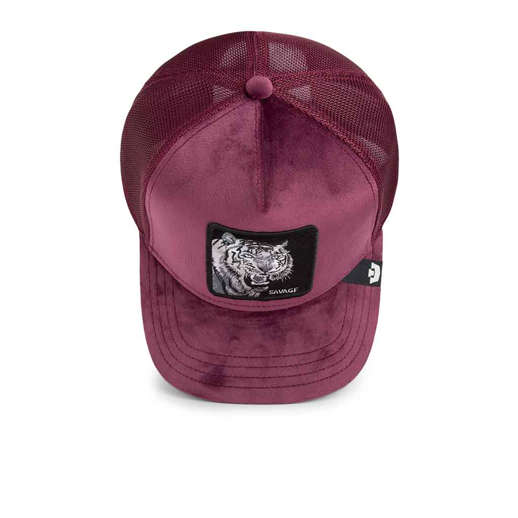 Velour Tiger Trucker Hat Goorin Bros. 101-2352-DES01 Caps & Hats One Size / Desire