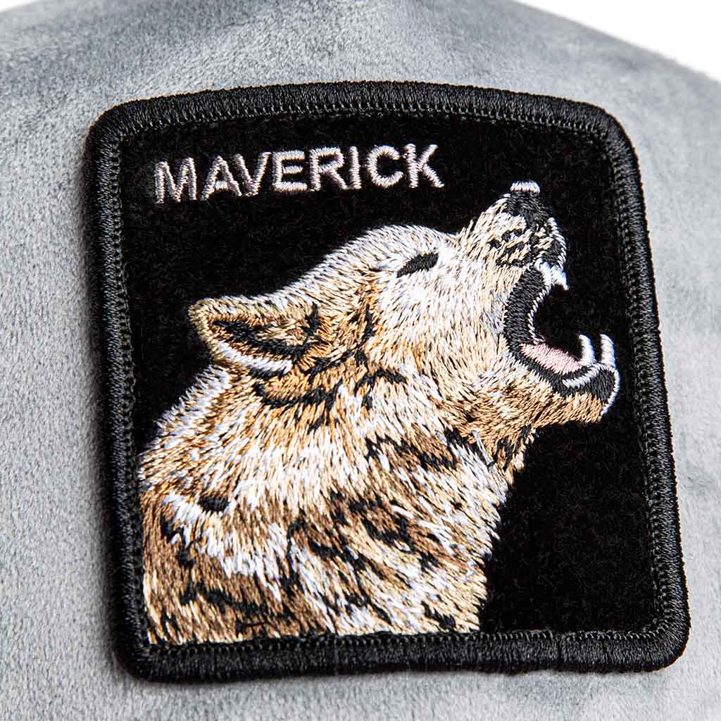 Velour Wolf Trucker Hat Goorin Bros. 101-2348-GLO01 Caps & Hats One Size / Gloss