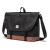 Cove Messenger Herschel Supply Co. 11529-04735-OS Messenger Bags 22.5L / Black/Saddle Brown
