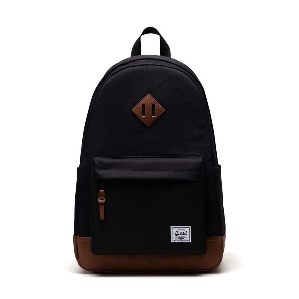 Herschel Heritage Backpack Herschel Supply Co. 11383-00055-OS Backpacks 24L / Black/Tan