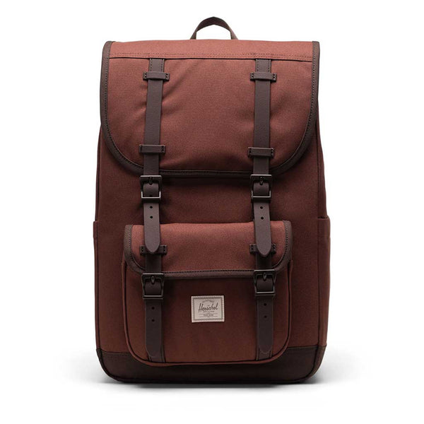 Herschel Little America Mid Backpack Herschel Supply Co. 11391-07127-OS Backpacks 21L / Bitter Chocolate/Dark Roast