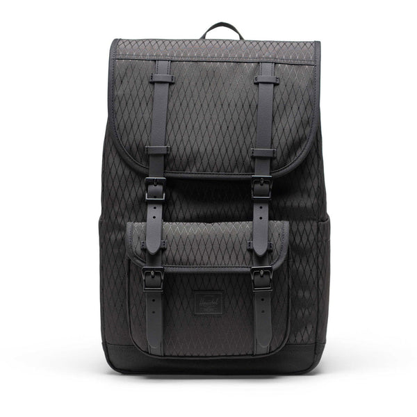 Herschel Little America Mid Backpack Herschel Supply Co. 11391-07391-OS Backpacks 21L / Black Diamond/Black