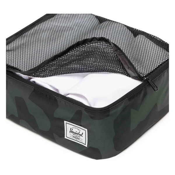 Kyoto Packing Cubes Herschel Supply Co. 30097-07077-OS Packing Cubes 4-Pack / Shadow Pixel Black