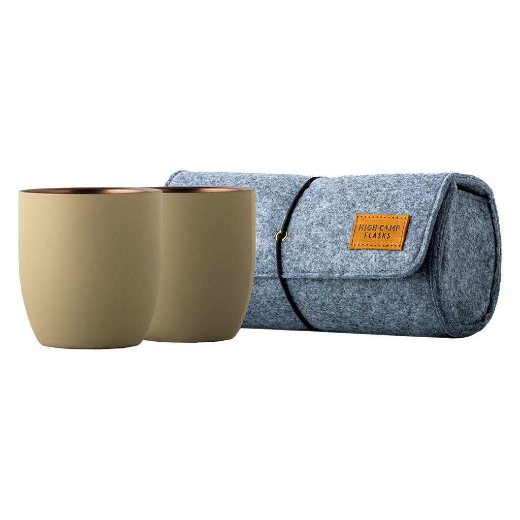 Parkside Tumbler 2-Pack | Mojave Special Edition High Camp Flasks Tumblers 2x 315ml / Sand