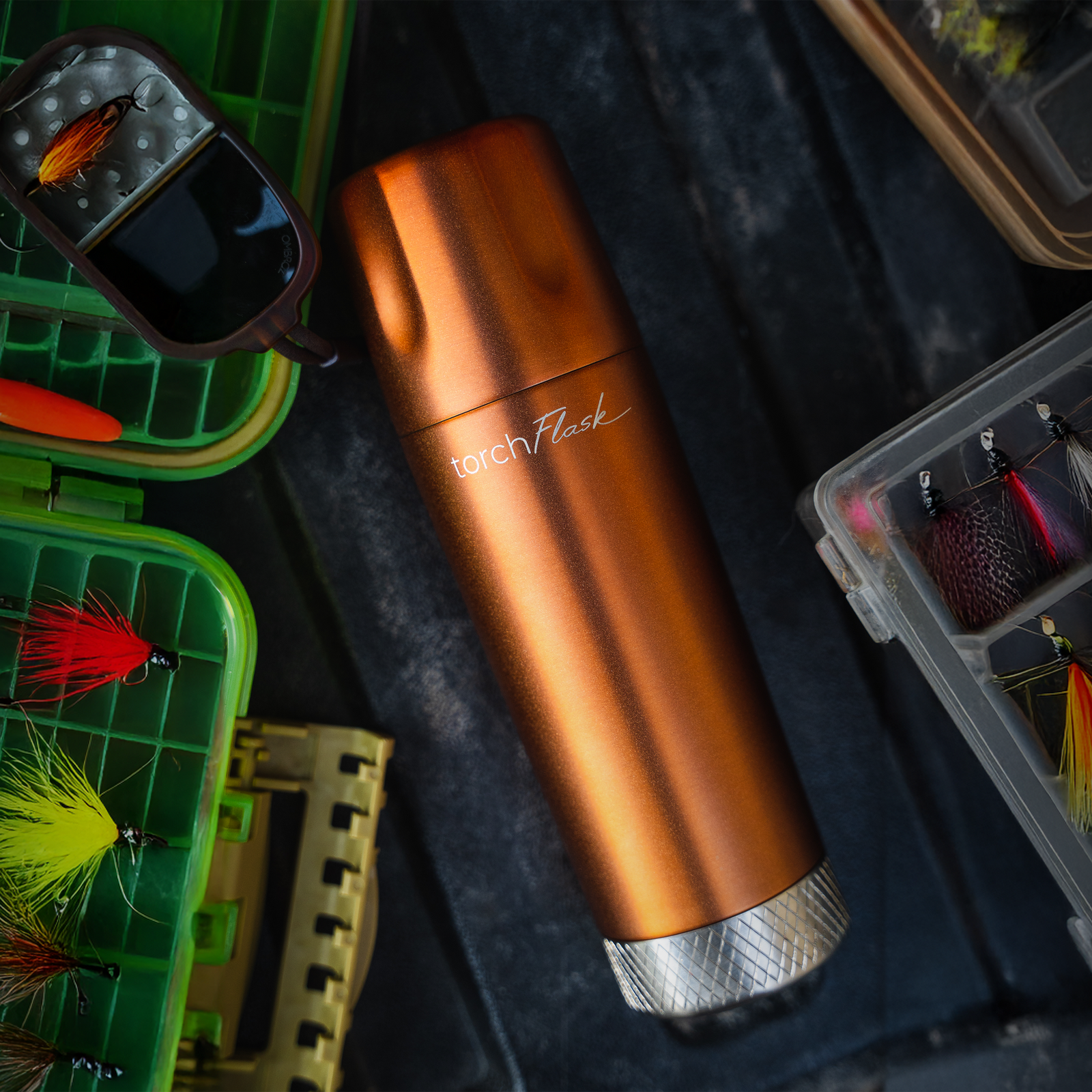 Torch Flask 9oz Flip Lid High Camp Flasks 2139c Camp Flasks 266 ml / Copper