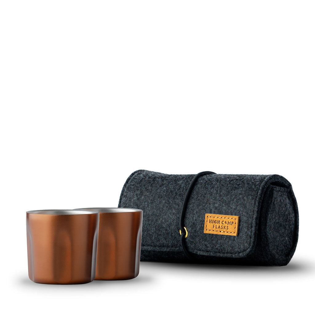 Fackel Schnapsglas 2er-Pack