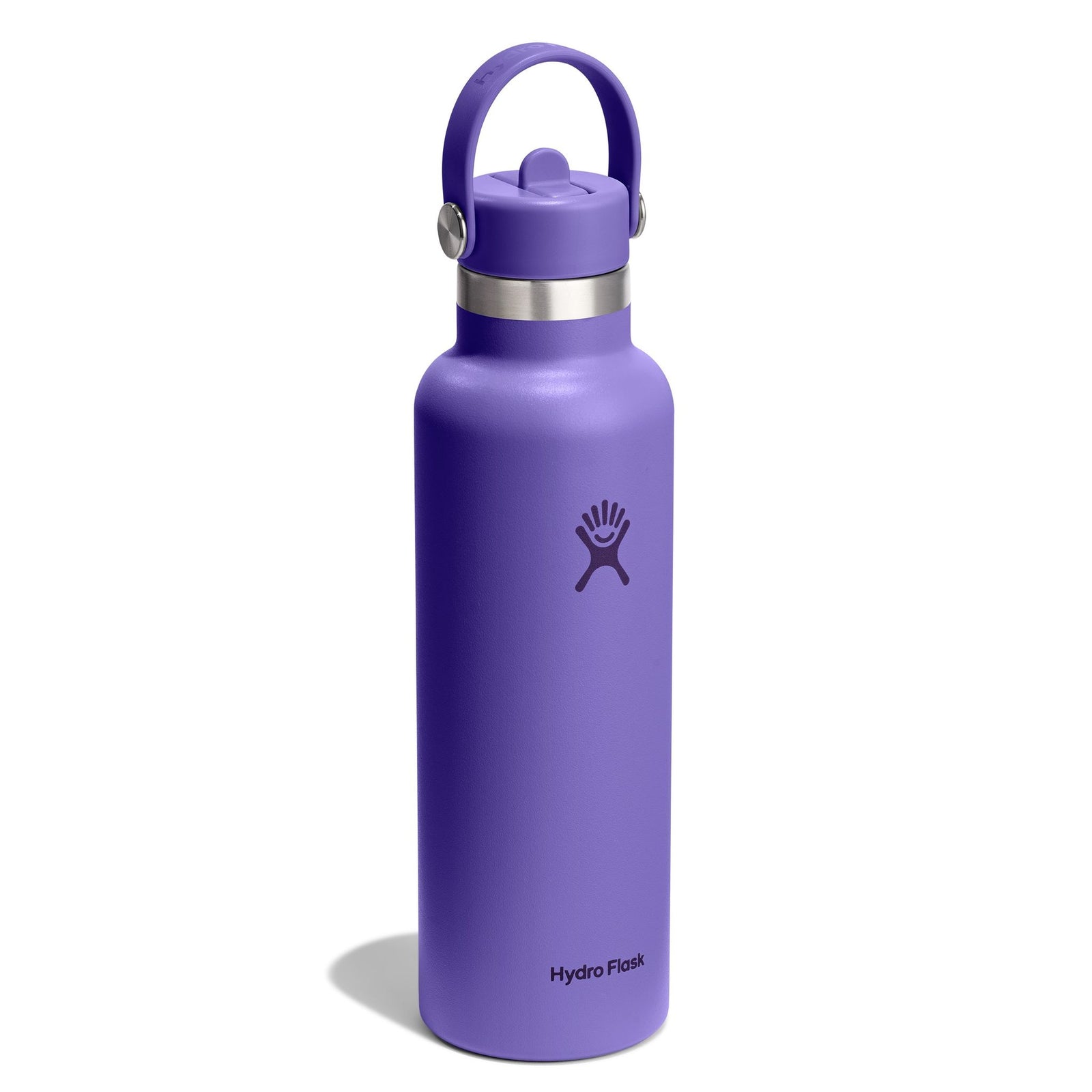 21 oz Standard Mouth w/ Flex Straw Cap Hydro Flask S21CFS527 Water Bottles 21 oz / Utopia Purple