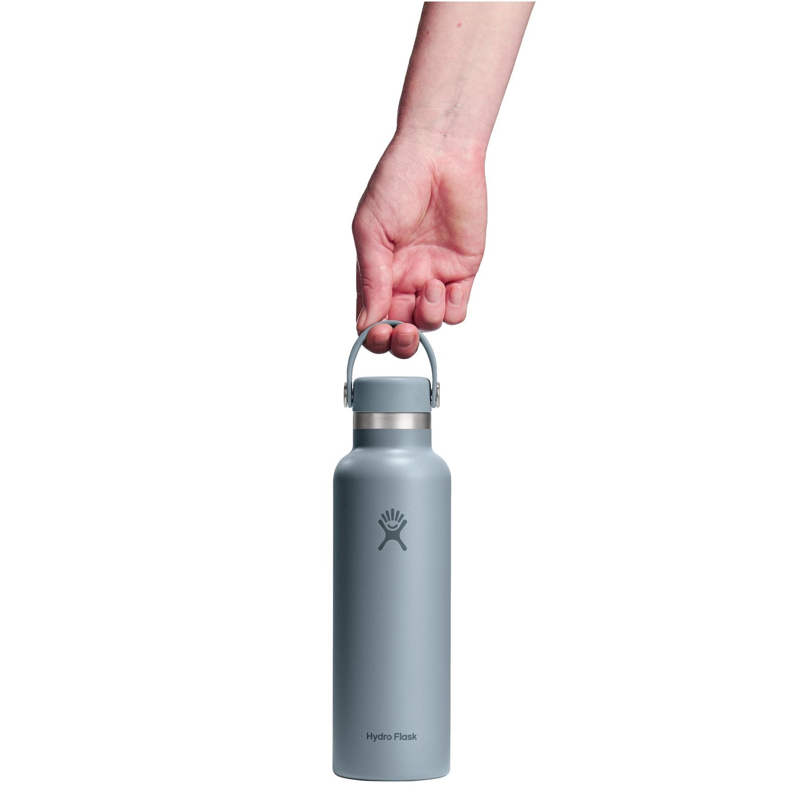 21 oz Standard Mouth Hydro Flask S21CSX043 Water Bottles 21 oz / Shale Gray
