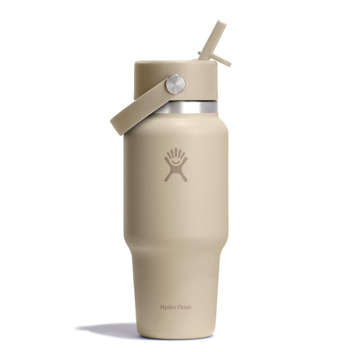 24 oz Wide Mouth w/ Flex Straw Cap Hydro Flask WT24CFS114 Water Bottles 24 oz / Oat