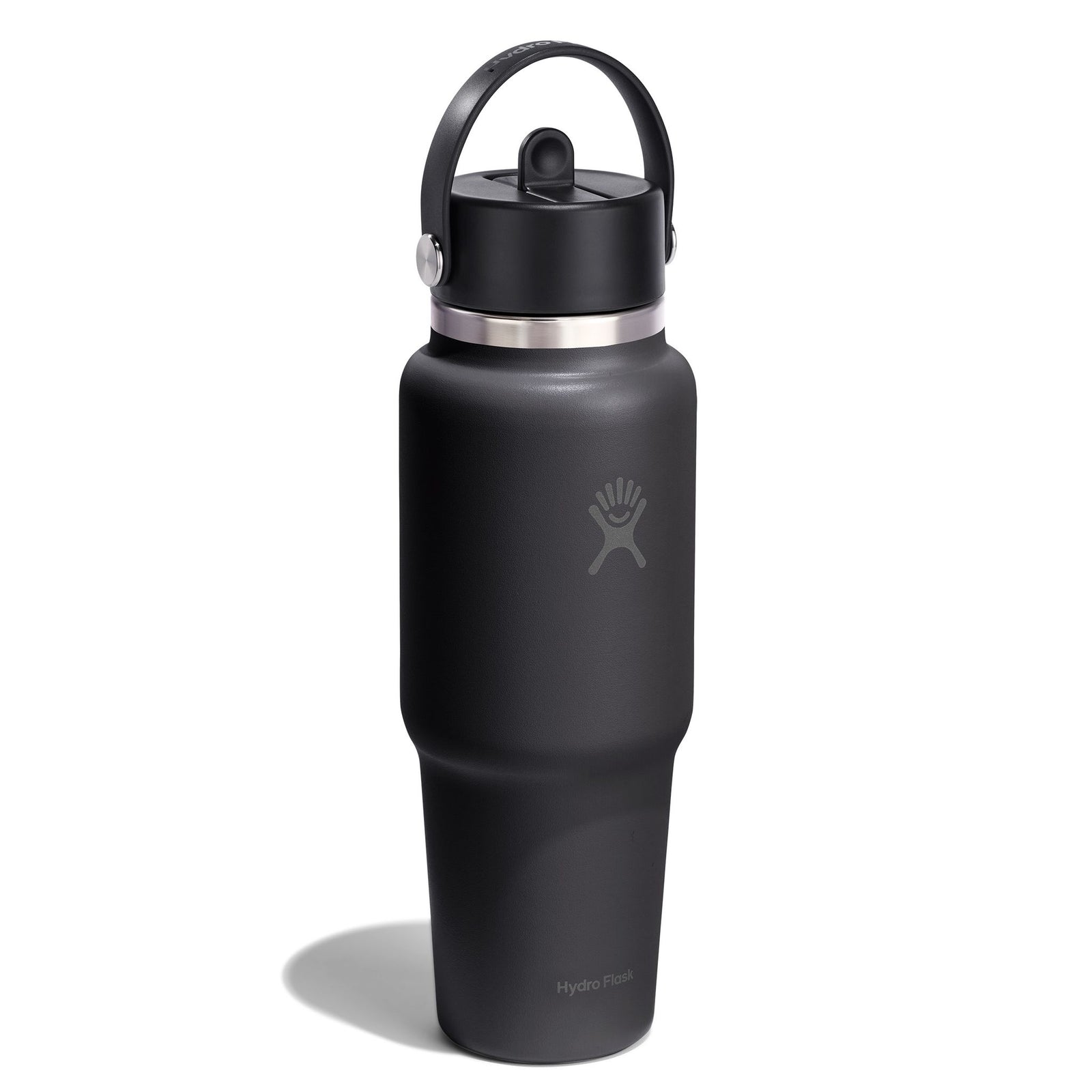 32 oz Wide Travel Bottle w/ Flex Straw Hydro Flask WT32CFS001 Water Bottles 32 oz / Black