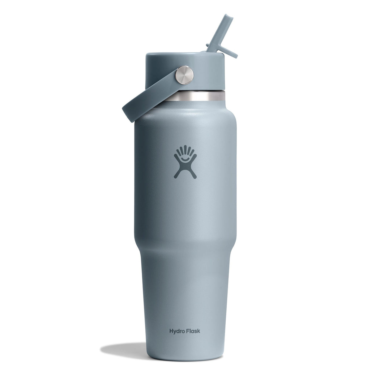 32 oz Wide Travel Bottle w/ Flex Straw Hydro Flask WT32CFS043 Water Bottles 32 oz / Shale Gray