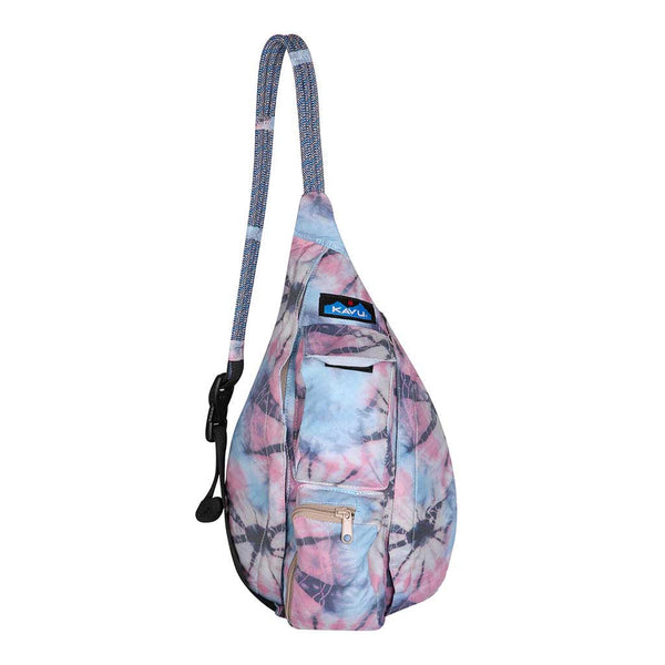 Mini Rope Sack KAVU 9305-2217-OS Rope Bags One Size / Spiral Tie Dye