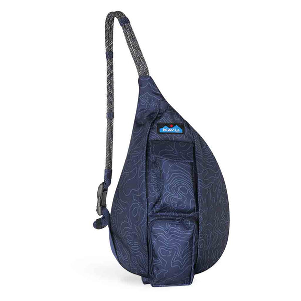 Rope Sling KAVU 9191-2649 Sling Bags Mini / Navy Topo