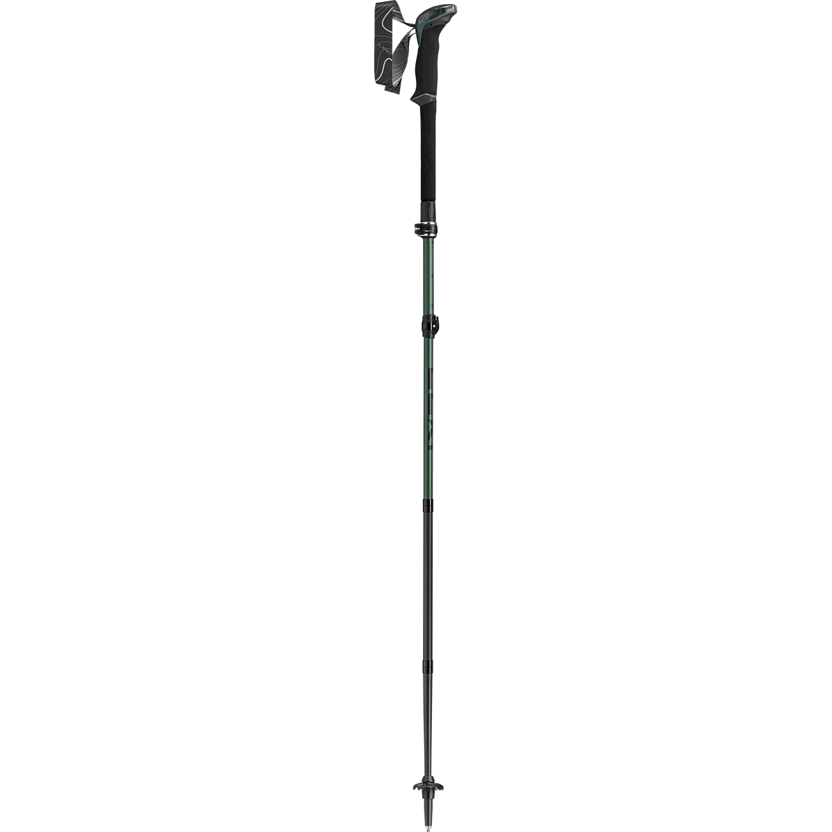 Makalu FX Carbon (Pair) Leki 65620621S Walking Poles 110-130cm / Natural Carbon/Malachite Green Black