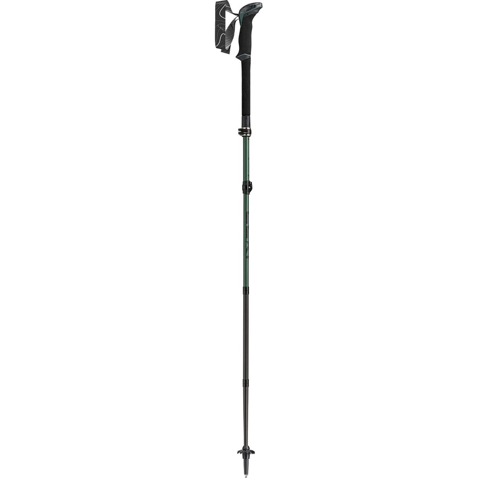 Makalu FX Carbon (Pair) Leki 65620621S Walking Poles 110-130cm / Natural Carbon/Malachite Green Black