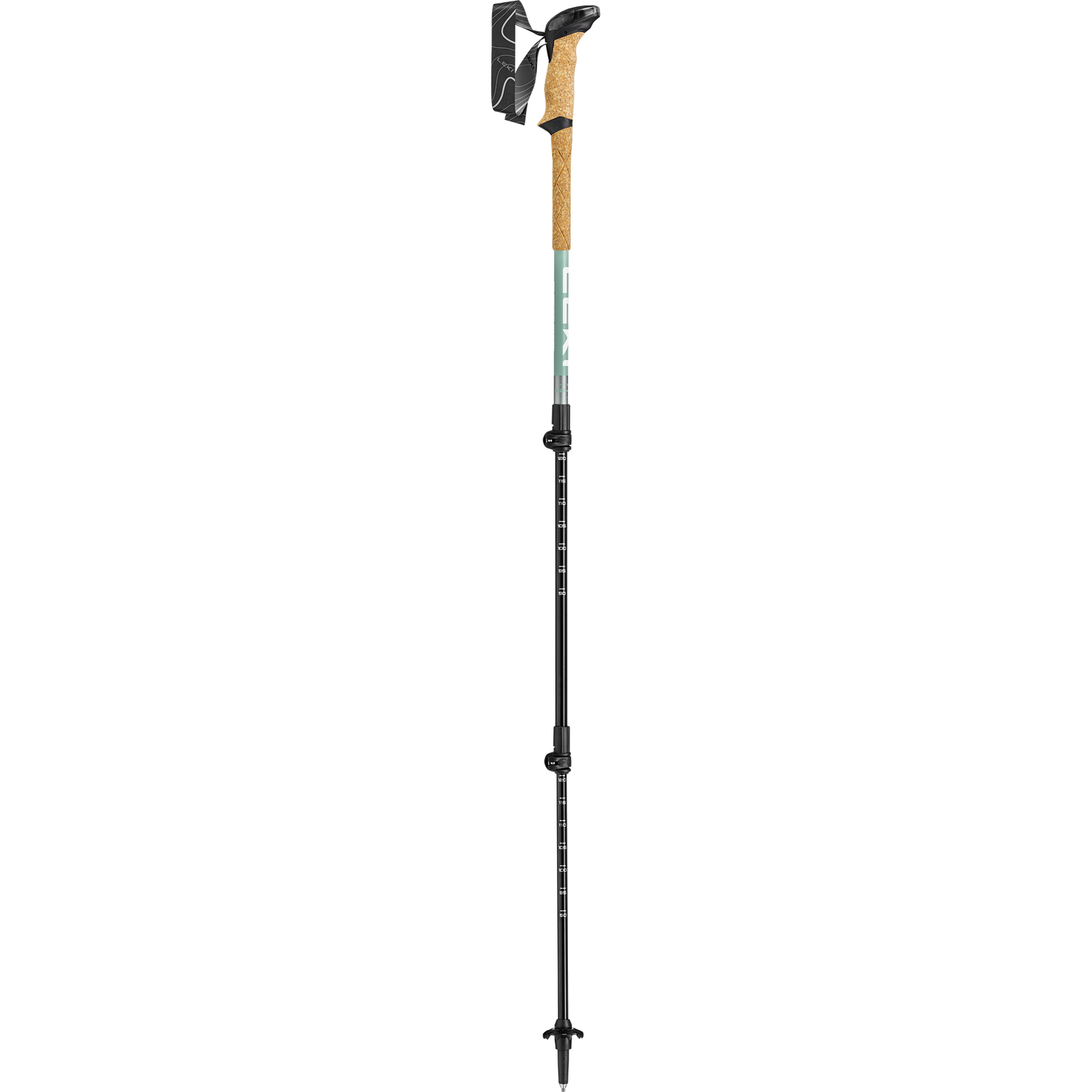 Makalu Lite (Pair) | Compact Leki 65621082C Walking Poles 90 - 125cm / Grey Green/Silver White