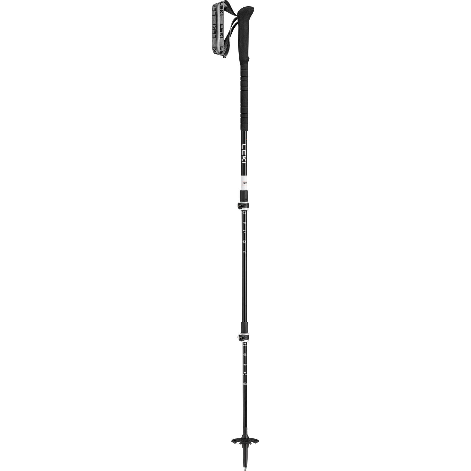 Skytera Lite Leki 65621351S Walking Poles 100 - 135 cm / Black White/Neon Orange
