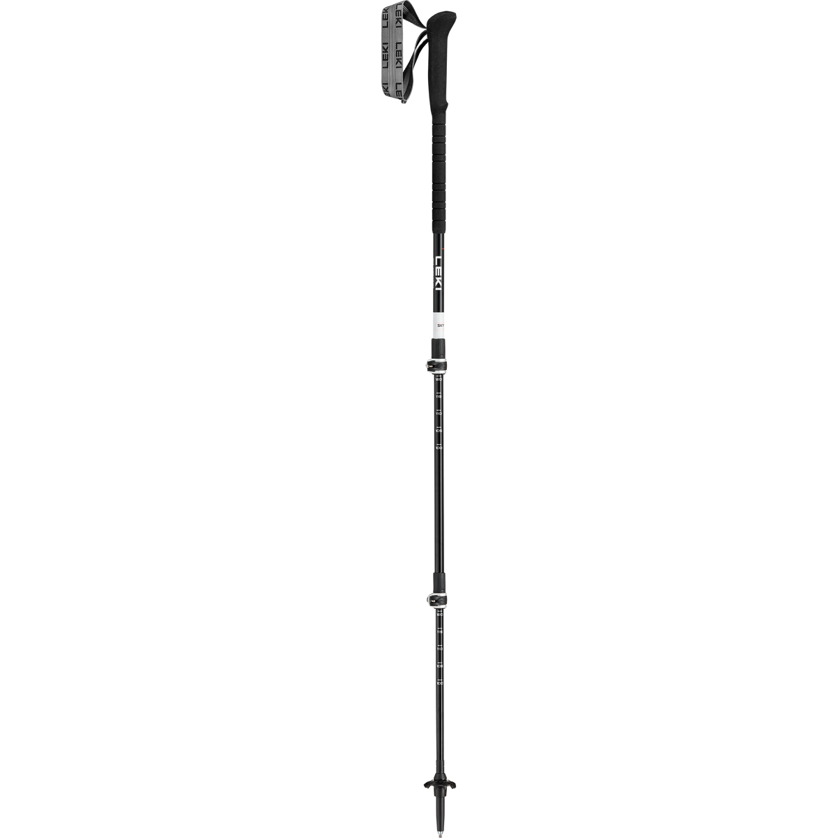 Skytera Lite Leki 65621351S Walking Poles 100 - 135 cm / Black White/Neon Orange