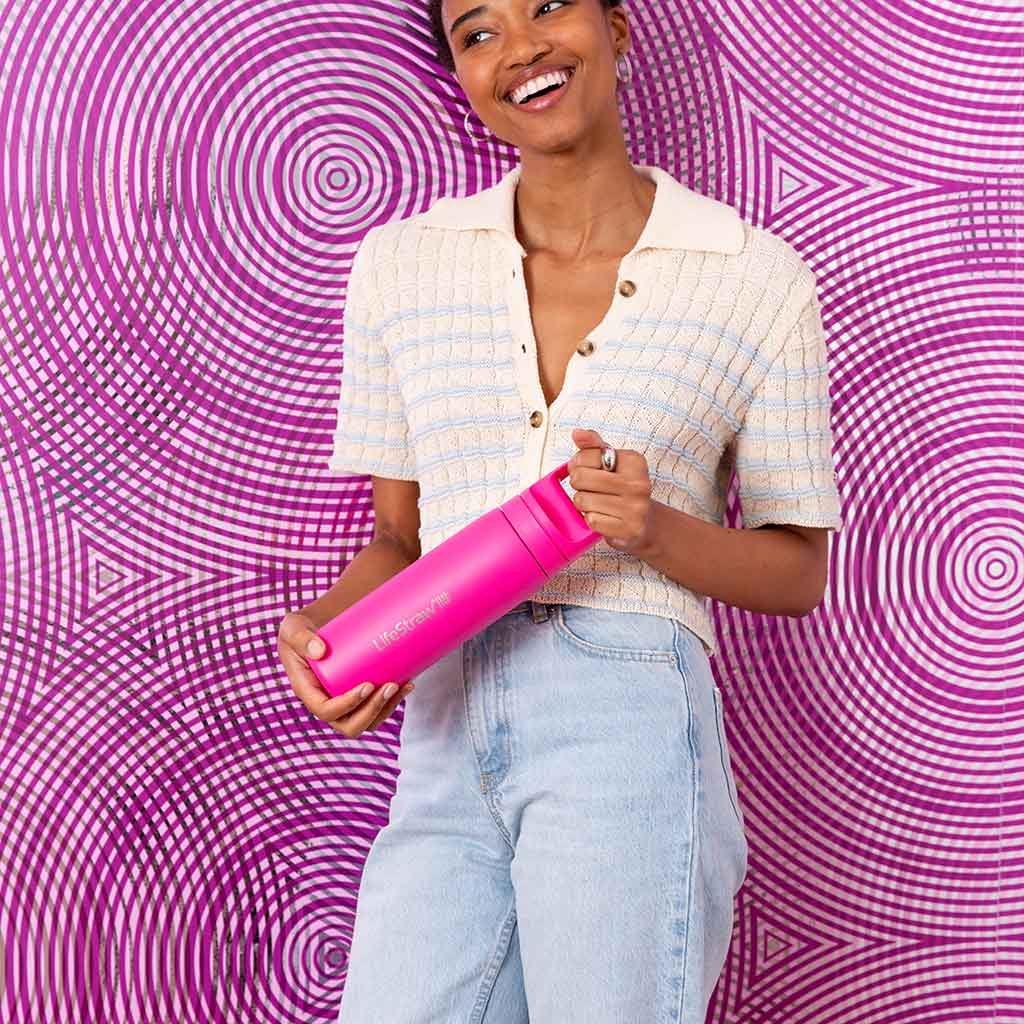 Lifestraw Go 500ml | Stainless Steel LifeStraw Orchid Pink Water Filters 500 ml / Orchid Pink