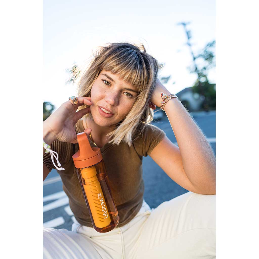 Lifestraw Go 650ml | Tritan Renew LifeStraw LSLGV422ORWW Water Filters 650 ml / Kyoto Orange